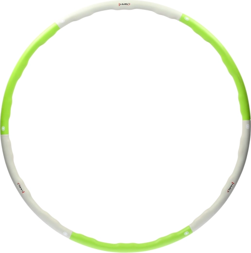 Masážní hula hoop obruč HMS HHP003, 100 cm – zelená