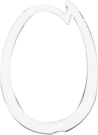 Koupelnové zavírací kroužky na závěs, transparentní, plast, 10 ks