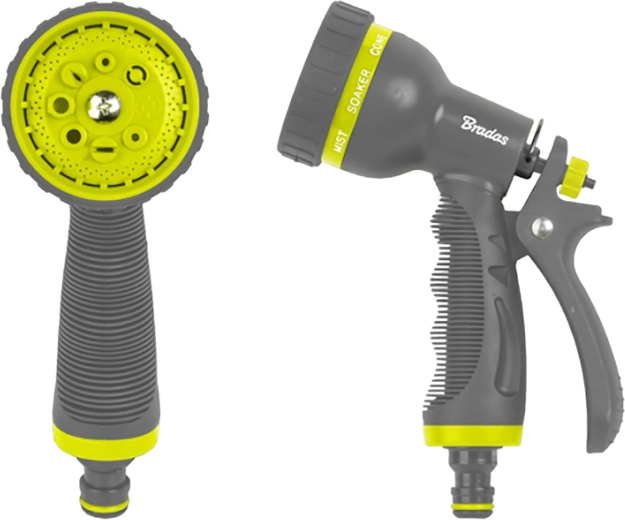 Zavlažovací pistole s 8 funkcemi, šedá/limetková