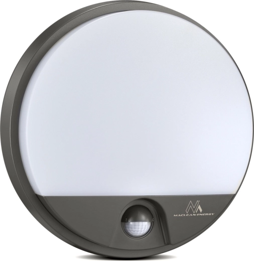 LED lampa s PIR senzorem pohybu 4000K, IP54, nástěnná/stropní