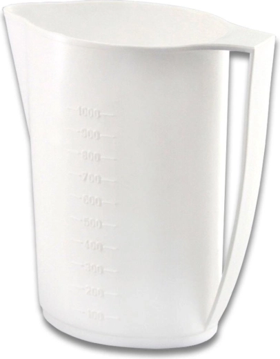 Džbánek na sáčkové mléko 1 l, plast, mix barev