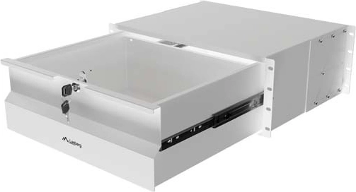 Lanberg uzamykatelná zásuvka do racku 19" 4U 360 mm šedá