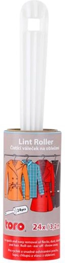 Čisticí váleček na oblečení, 24 útržků