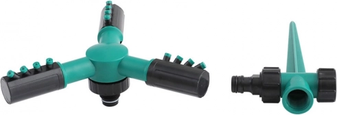 Automatický 360° zahradní postřikovač - tmavě zelený