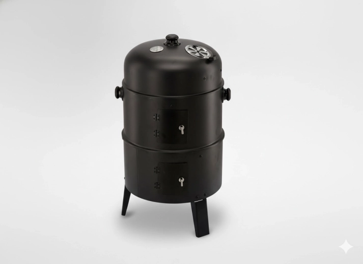 Multifunkční gril 3 v 1 – gril, udírna a ohniště 40 × 84 cm