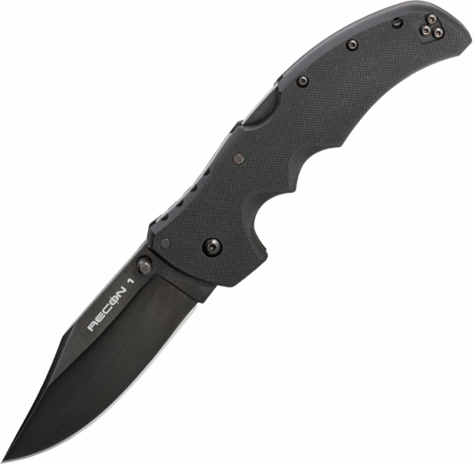 Cold Steel Recon 1 taktický zavírací nůž 10,2 cm, černý, G10 - 1 kus