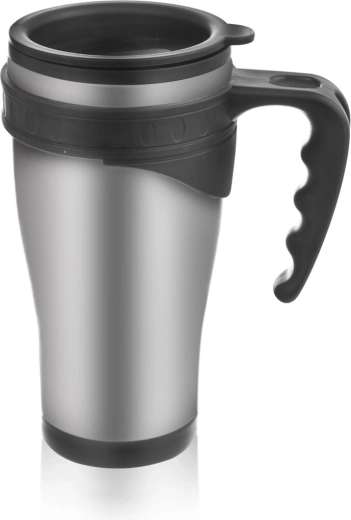 Termohrnek z nerezové oceli 450 ml se silikonovým víčkem