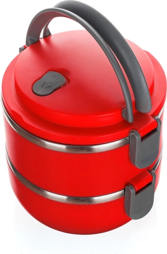 Jídlonosič CULINARIA Red, 2patrový, 1,1 l