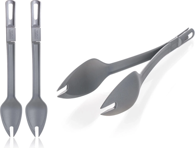 Kuchařské kleště Culinaria Grey 32 cm z nylonu