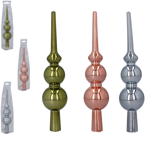 Vánoční špička na stromek ve tvaru hvězdy 20 cm