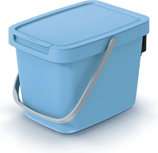Odpadkový koš Systema Q Collect 6 l světle modrý