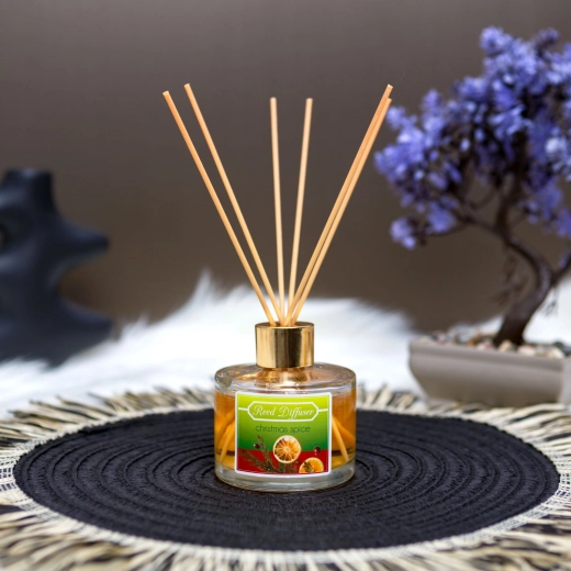 Aromatický difuzér s tyčinkami vánoční koření 100 ml