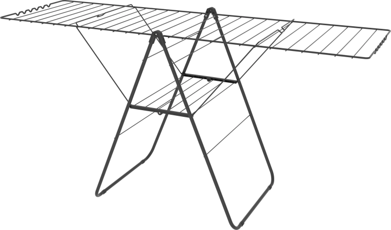 Rozkládací sušák na prádlo 25 m, černý