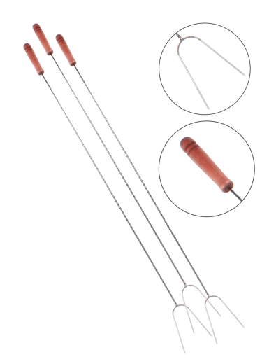 Vidličky na opékání 130/120 cm