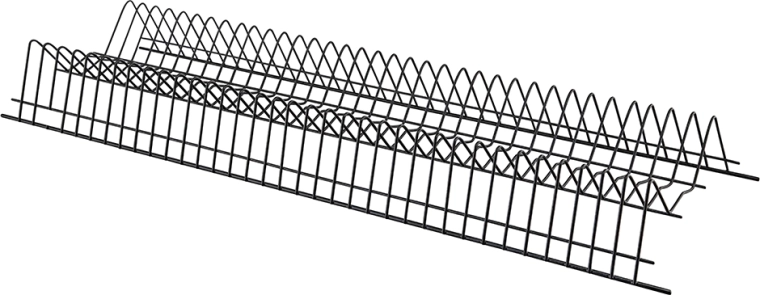 Odkapávač do kuchyňské skříňky 80 cm černý s odkapávací miskou