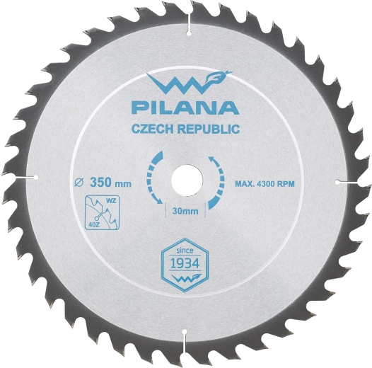 Pilový kotouč PILANA SK 5255 WZ 350 × 3,0 × 30, 40 zubů
