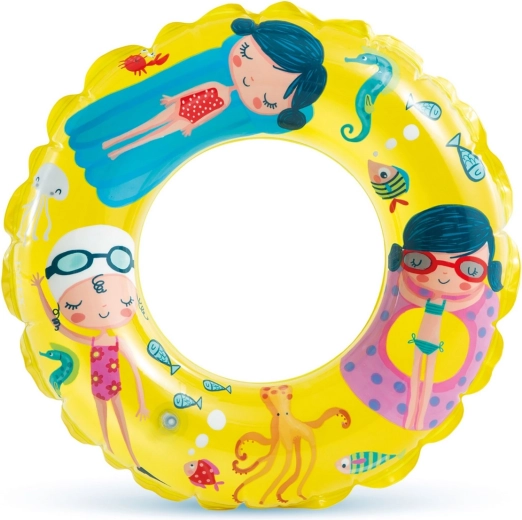 Nafukovací kruh 61 cm Intex – žlutý