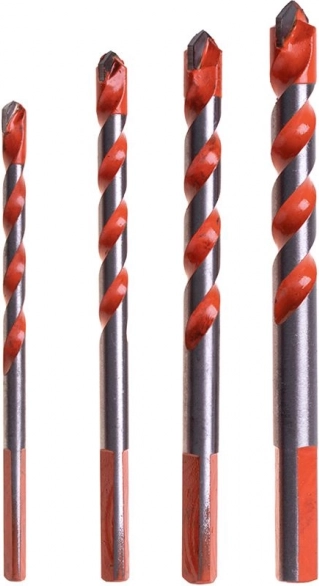Sada titanových vrtáků do kovu – 4 ks