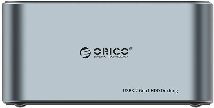 ORICO dokovací stanice pro 2.5"/3.5" HDD/SSD s klonováním, USB 3.2 Gen1 5 Gb/s, USB‑C na USB‑C/USB‑A (černá)