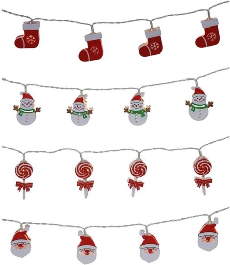 Světelný řetěz 10 LED s časovačem