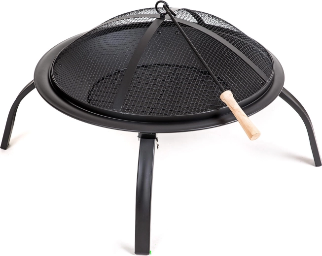 Zahradní kovové ohniště Plate s poklopem, 55 cm