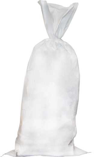 Tkaný PP pytel 120 × 56 cm bílý