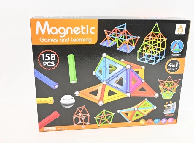 Magnetické stavebnice 158 dílků