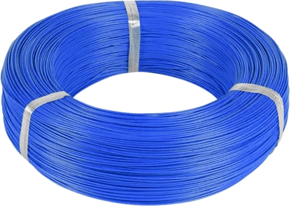 Silikonový napájecí kabel MSP 15AWG 1,7 mm² modrý - 1 metr