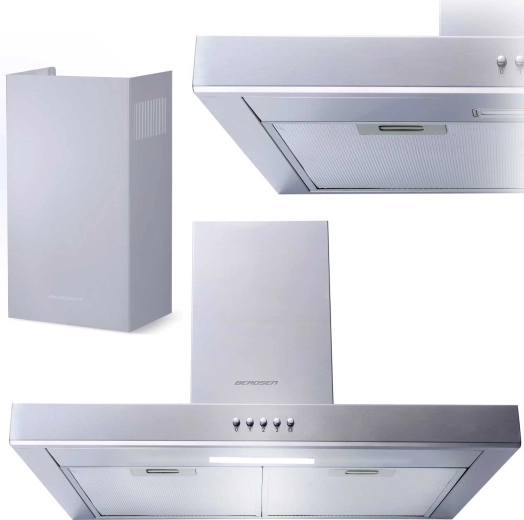 Komínový odsavač par 60 cm Berdsen Inox