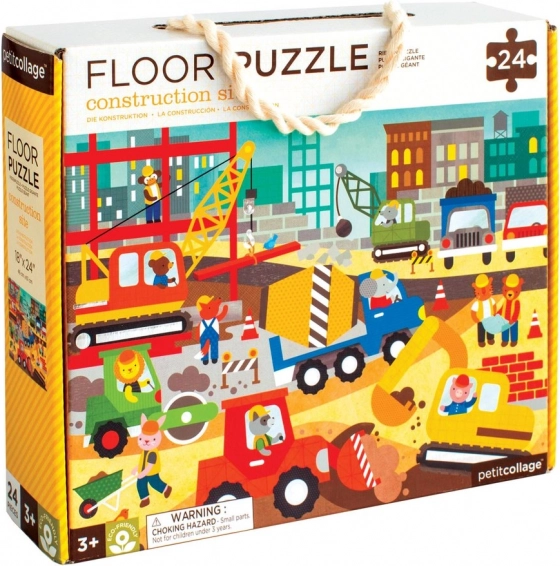 Podlahové puzzle Staveniště pro děti od 3 let