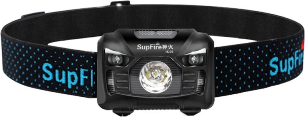 Čelovka SUPERFIRE HL06, 500 lm, USB nabíjení