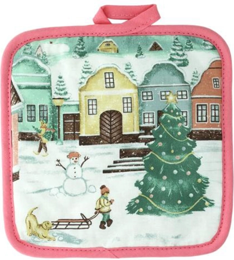 Podložka pod hrnec Vesnička 17 × 17 cm