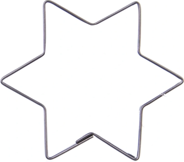 Nerezové vykrajovátko hvězda 6,5 cm