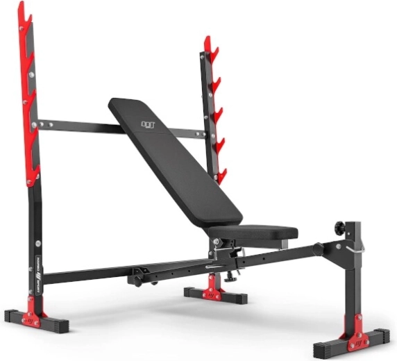 Nastavitelná posilovací lavice se stojanem na osu MARBO MH-L107 2.0