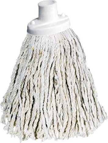 Bavlněná koncovka na mop MAXI 140 g, hrubý závit 21 cm