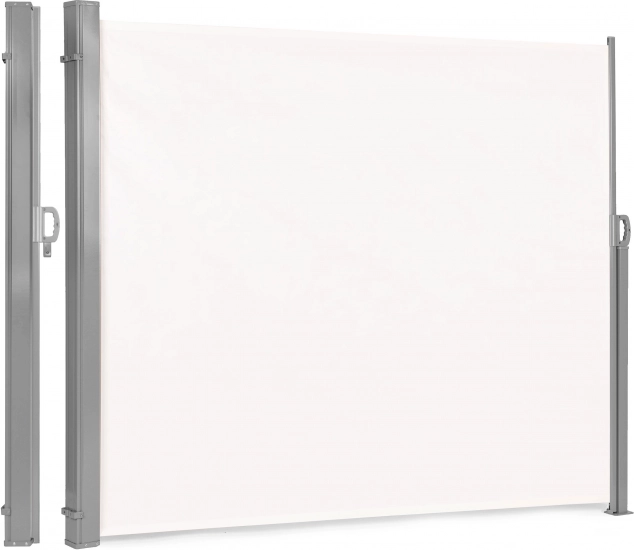 Výsuvná boční markýza 300 × 200 cm, zahradní clona na terasu, béžová