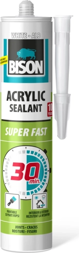 Bison 30minutový akrylový tmel bílý 300 ml