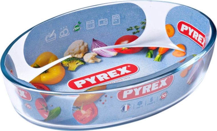 Zapékací oválná mísa PYREX 1,6 l ze skla 26 × 18 × 6 cm