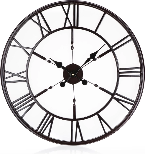 Nástěnné hodiny Antic Black 60 cm