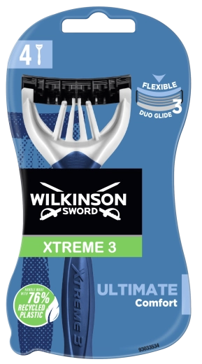 Wilkinson Xtreme3 Ultimate Plus jednorázové holicí strojky (4 ks)