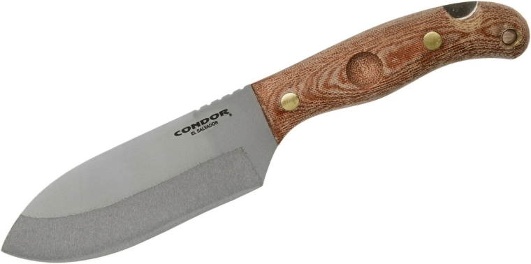 Venkovní nůž Condor Toki 12 cm s micarta rukojetí a koženým pouzdrem