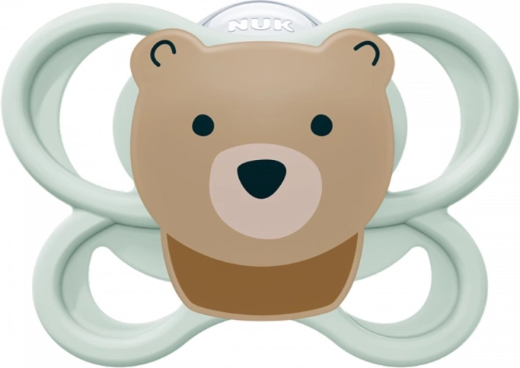 Dudlík NUK Perfect Match Air Bear 0–6 m, silikonový