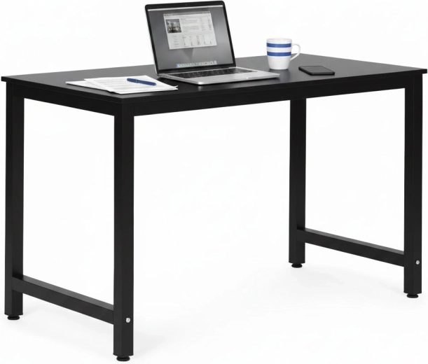 Počítačový psací stůl 120 × 60 cm černý ModernHome