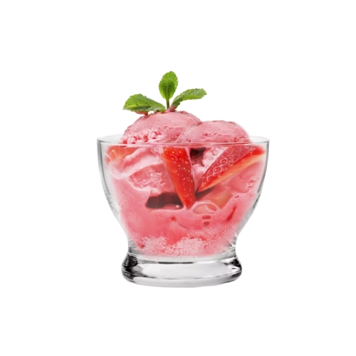 Skleněné dezertní pohárky Krosno Pure, 260 ml, sada 6 ks