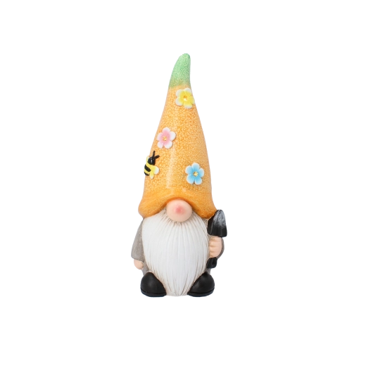 Zahradní skřítek s LED osvětlením pro venkovní dekoraci