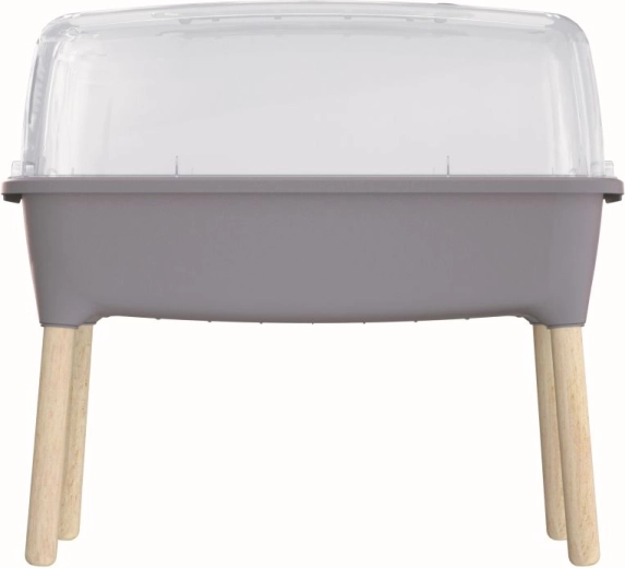 Sadbovač Respana Planter Wood High Set 78 cm – šedý kámen