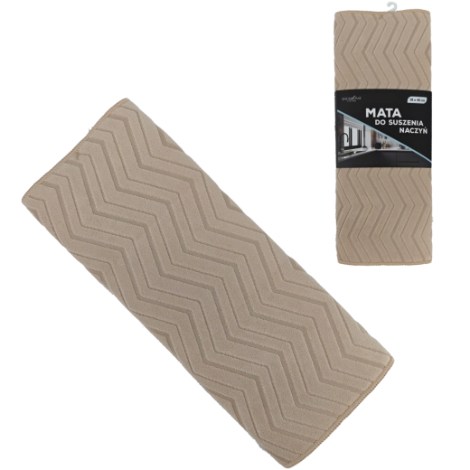 Sušící podložka na nádobí 38 × 48 cm z mikrovlákna
