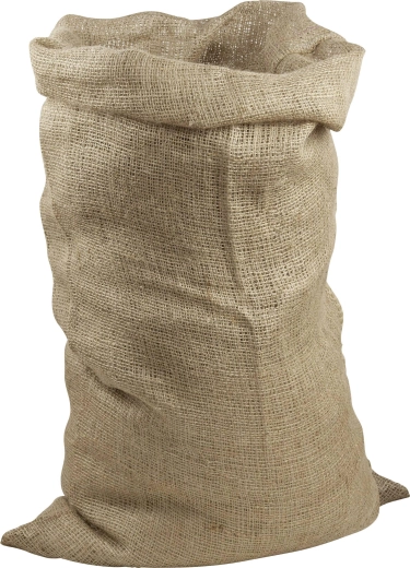 Jutový pytel 95 × 56 cm – velmi hustá tkanina, nosnost 40–50 kg