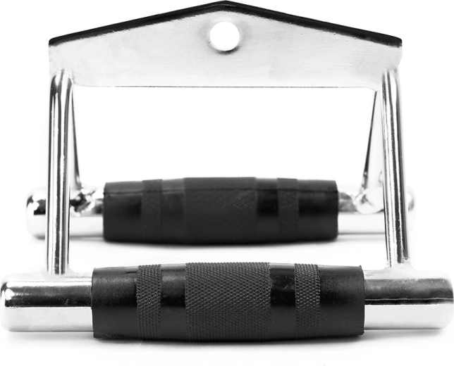 Obouruční trojúhelníkové madlo na kladku s pogumovaným úchopem