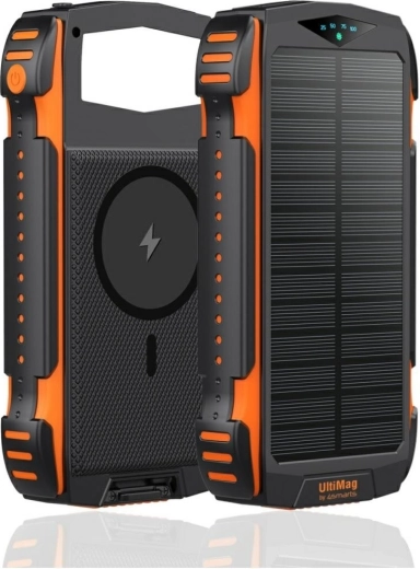 Solární powerbanka 4smarts TitanPack Rugged UltiMag 20000 mAh